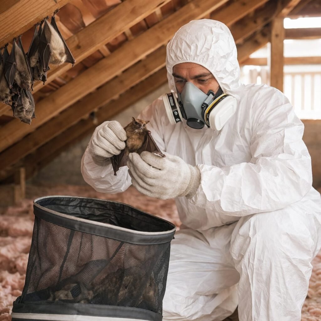 remoção de morcegos em telhado em São Paulo